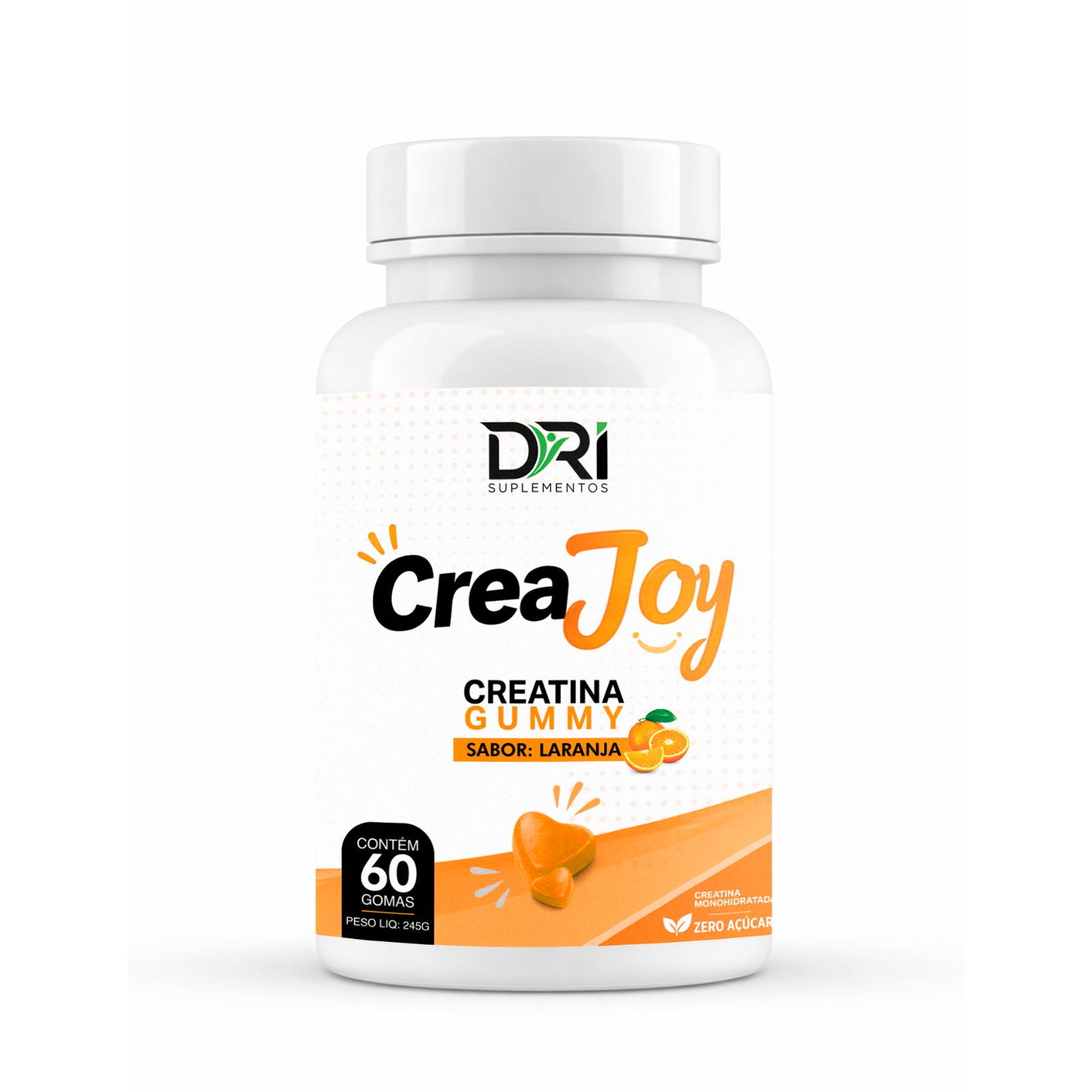 CreaJoy - Creatina Gummy sabor Laranja